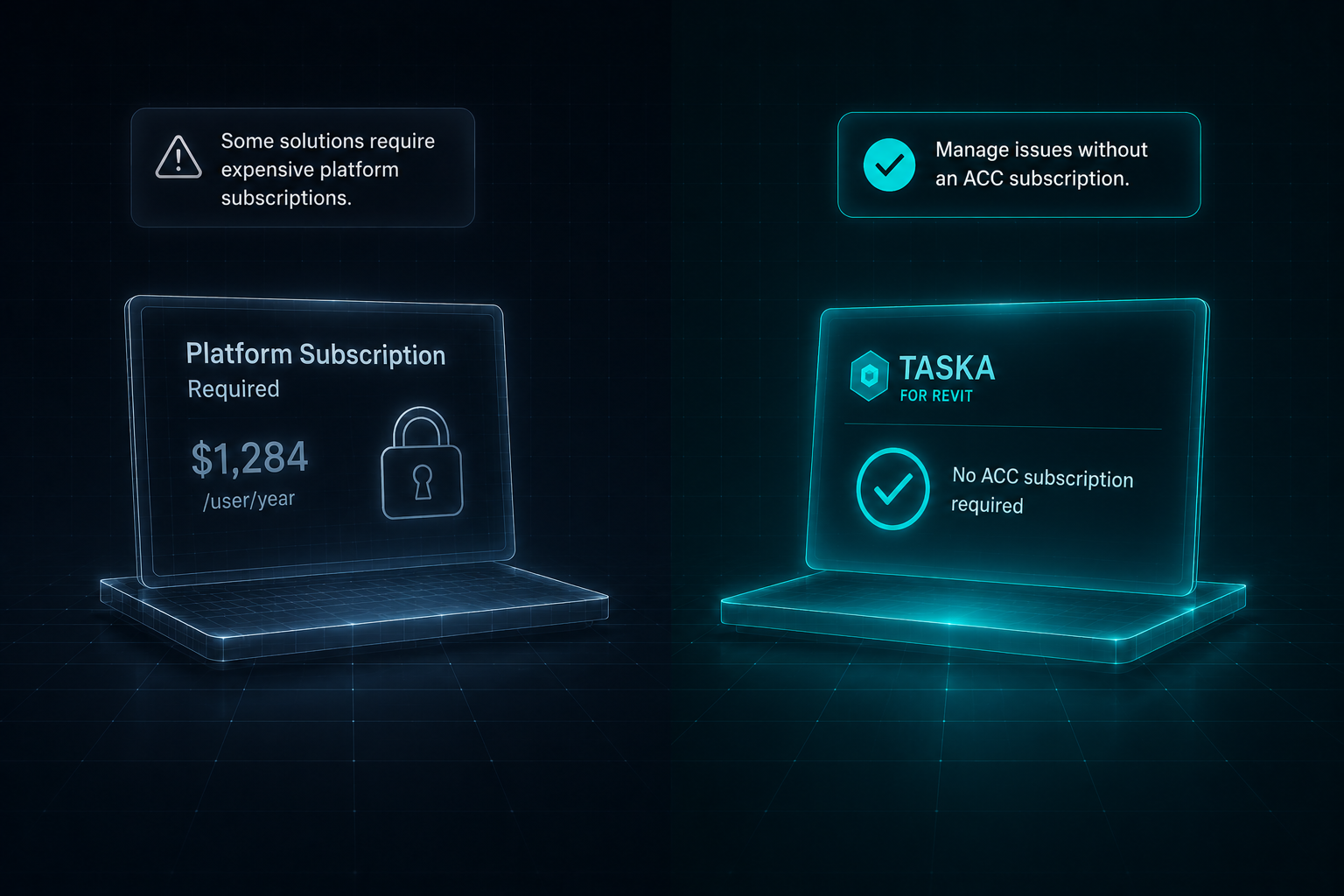 Subscription comparison for BIM issue platforms
